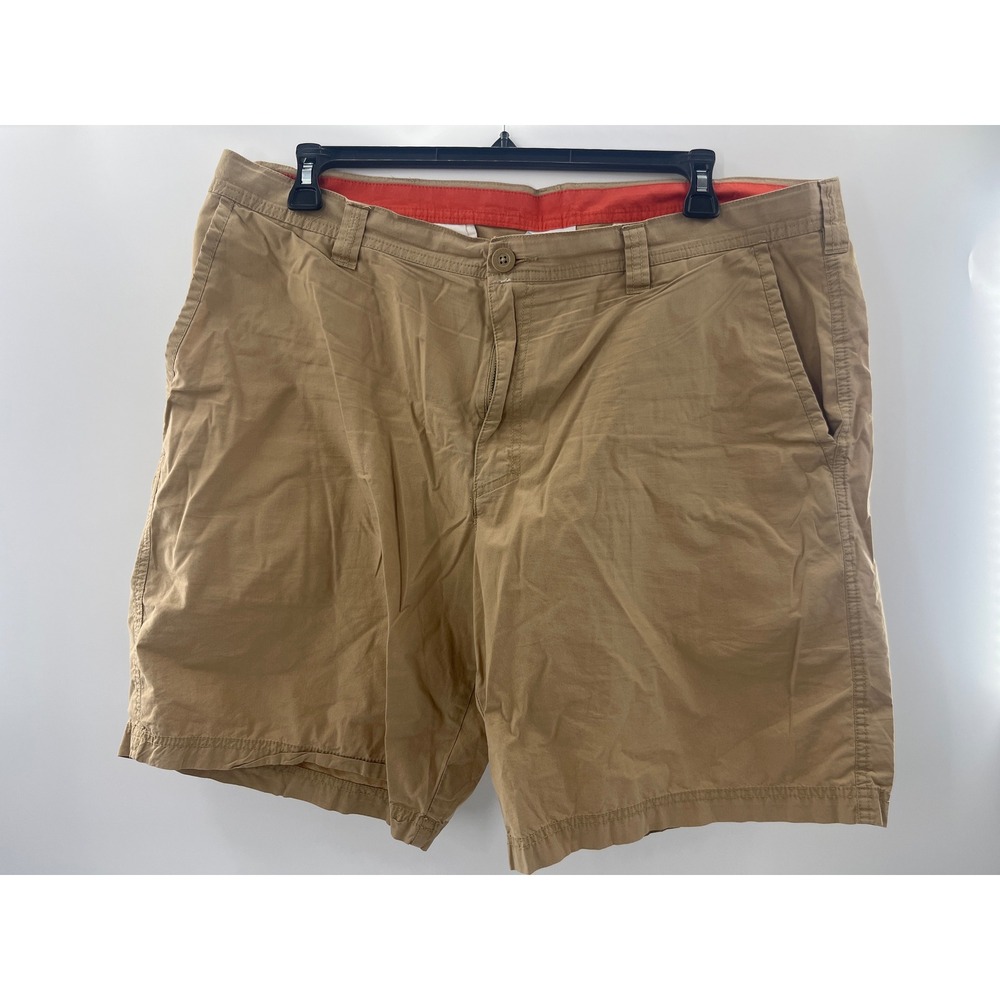 Columbia Sportswear Mens Khaki Tan Casual Shorts Size‎ 40W 10L Cotton Blend
